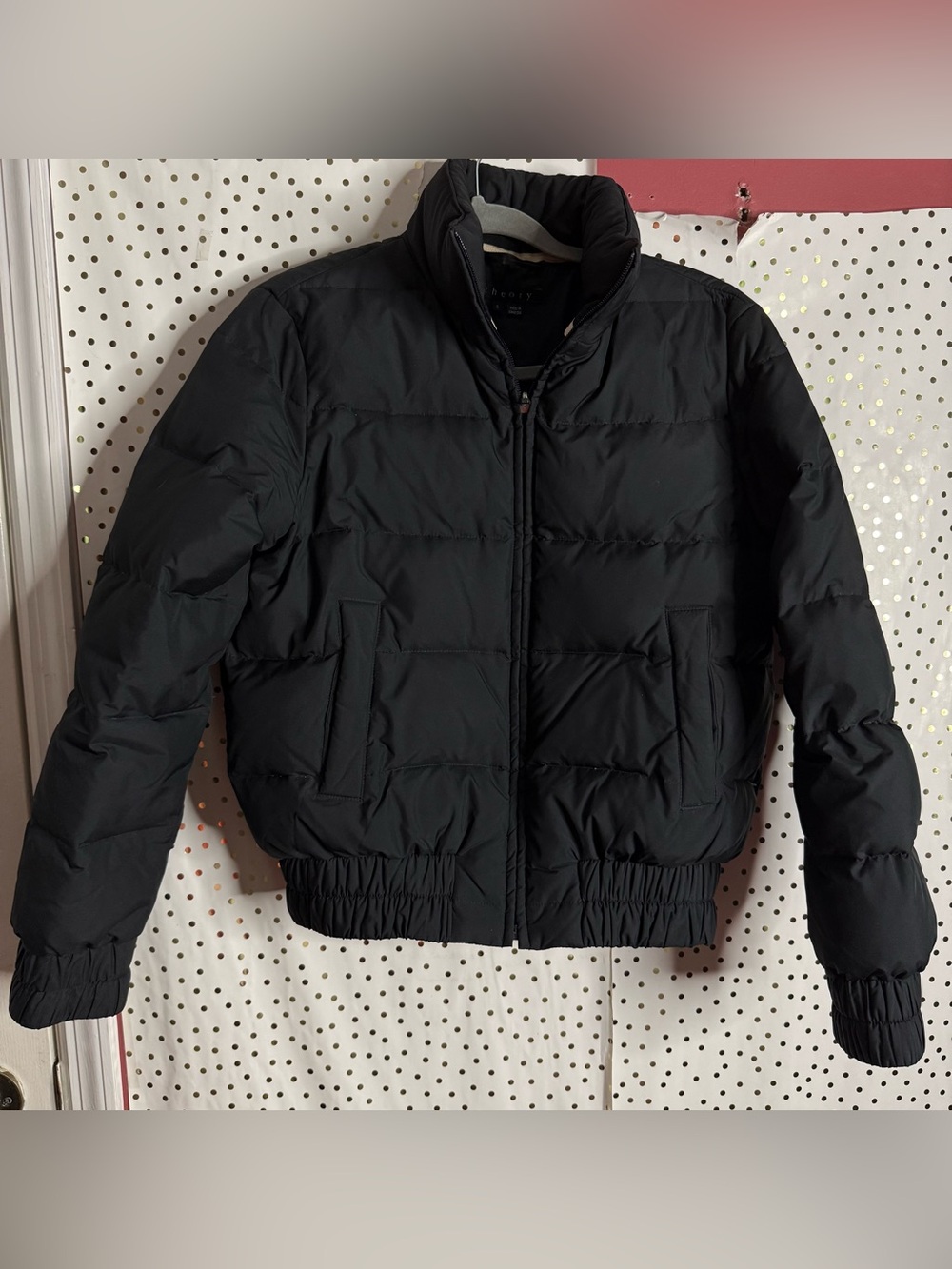 Theory Black Puffer Jacket
